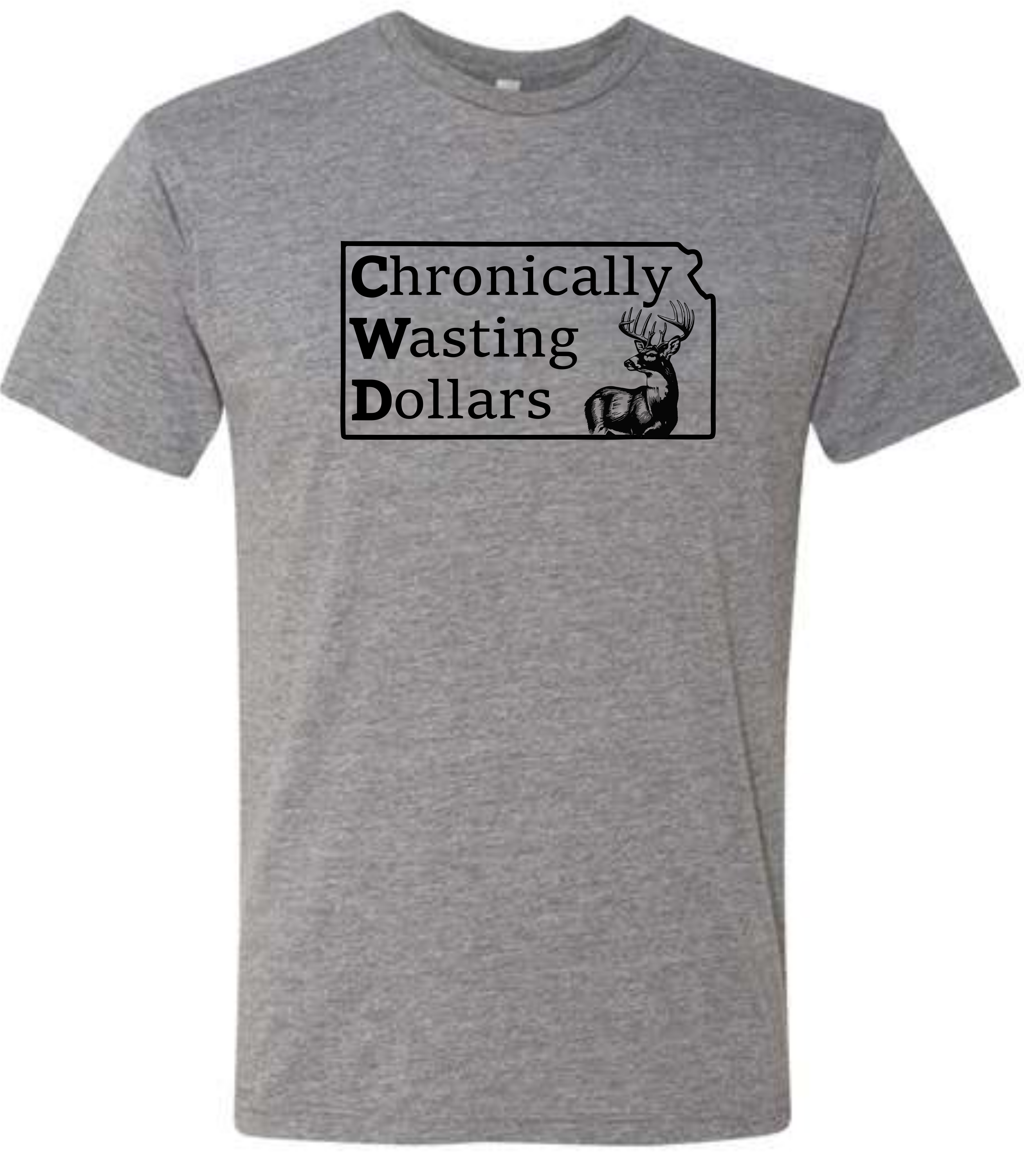 Chronically Wasting Dollars Kansas Tshirts